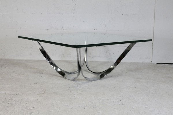 Square Coffee Table by Roger Sprunger for Dunbar, USA, 1970s-MAO-829882