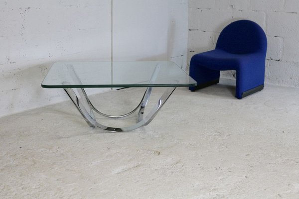 Square Coffee Table by Roger Sprunger for Dunbar, USA, 1970s-MAO-829882