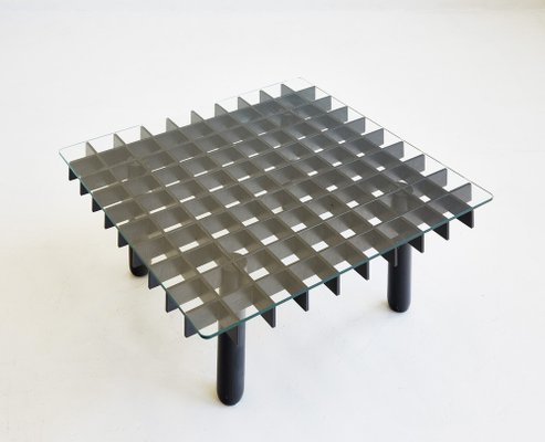 Square Coffee Table in the style of Gianfranco Frattini, Italy, 1980s-TJQ-1806862