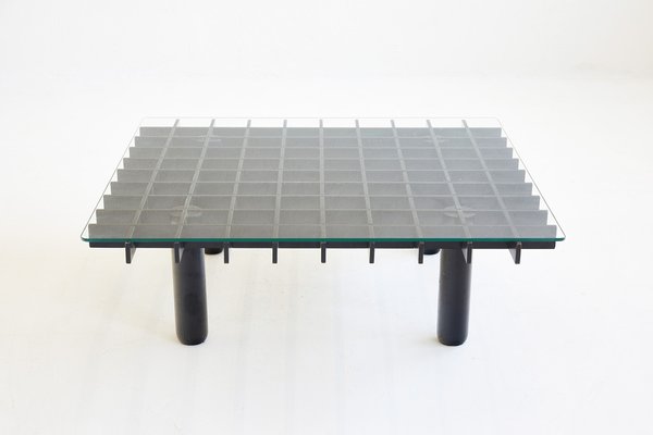 Square Coffee Table in the style of Gianfranco Frattini, Italy, 1980s-TJQ-1806862