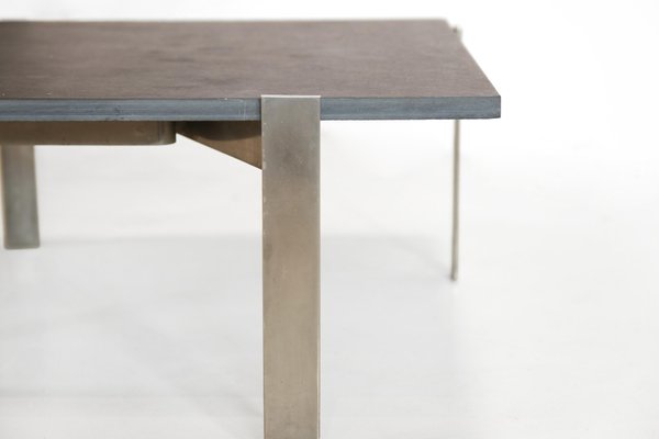 Square Coffee Table with Slate Top by Rob Parry, 1950s-BQ-2042273