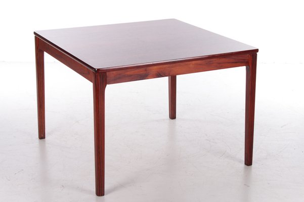 Square Danish Rosewood Coffee Table, 1970s-EZZ-1034880