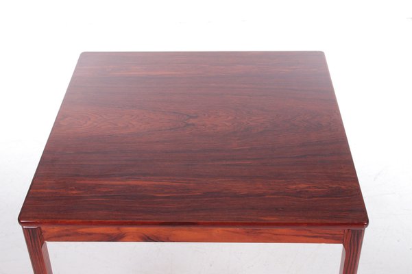 Square Danish Rosewood Coffee Table, 1970s-EZZ-1034880