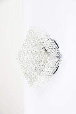 Square Flush Mount by Osvetlovaci Sklo Valaske Mezrici, 1960s-IVW-1336746