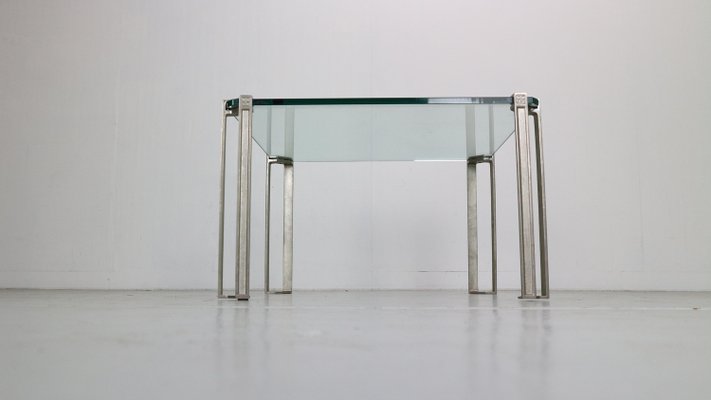 Square Glass Coffee Table by Peter Ghyczy for Ghyzcy, 1970s-DT-2026180