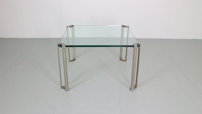 Square Glass Coffee Table by Peter Ghyczy for Ghyzcy, 1970s-DT-2026180