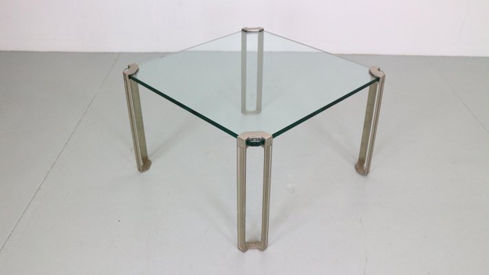 Square Glass Coffee Table by Peter Ghyczy for Ghyzcy, 1970s-DT-2026180