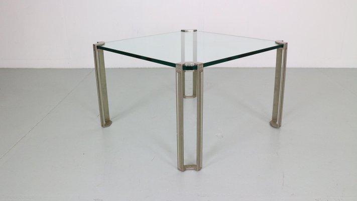 Square Glass Coffee Table by Peter Ghyczy for Ghyzcy, 1970s-DT-2026180