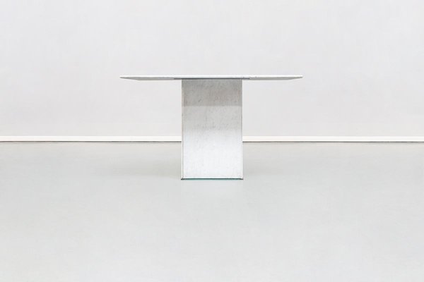 Squared Dining Marble Table by Gianfranco Frattini, 1985-GDD-1096869