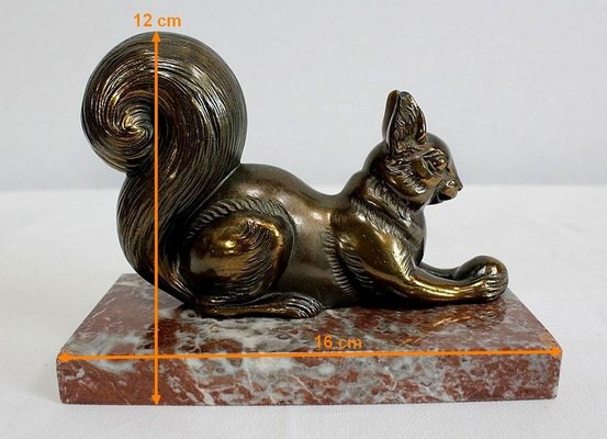 Squirrels Bookends, 1920, Set of 2-RVK-971549