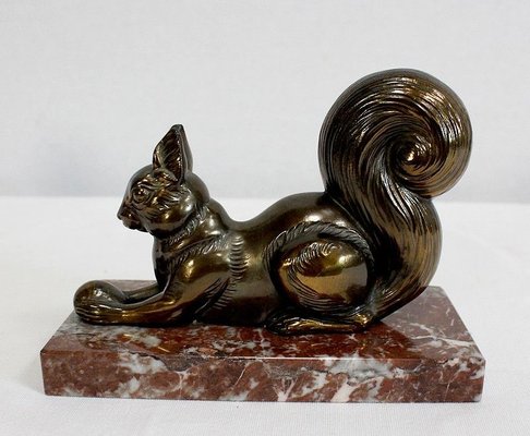 Squirrels Bookends, 1920, Set of 2-RVK-971549