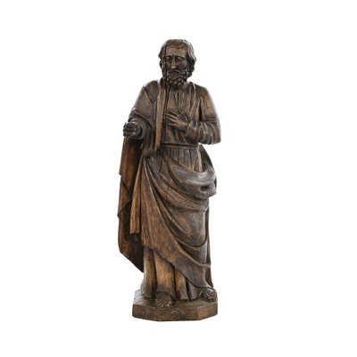 St. Joseph, 17th Century, Wooden Sculpture-NQ-1135407