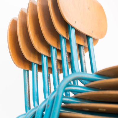 Stackable Chairs, 1970s, Set of 4-NZV-1723680