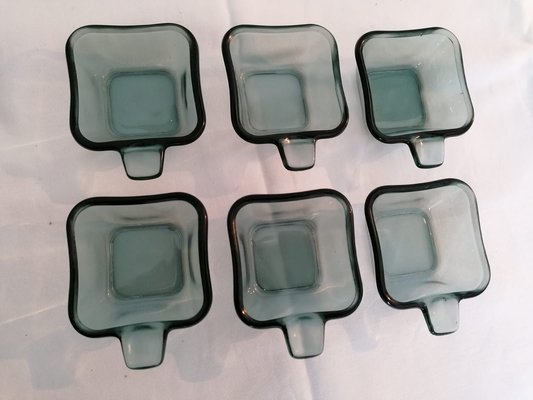 Stacking Ashtrays by Wilhelm Wagenfeld for WMF, 1950s, Set of 6-AX-838546