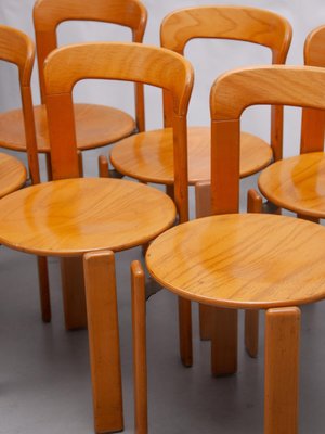 Stacking Chairs by Bruno Rey for Kush & Co, 1970, Set of 6-KL-2036505