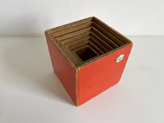 Stacking Cubes by Ko Verzuu for Ado, 1930s, Set of 7-RPY-1801238