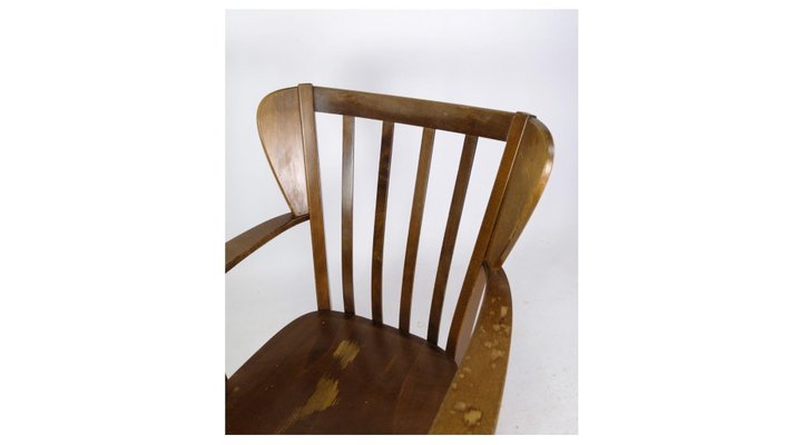 Stained Beech Wood Canada Model 2252 Chair by Søren Hansen-UY-1271322