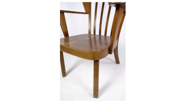 Stained Beech Wood Canada Model 2252 Chair by Søren Hansen-UY-1271322