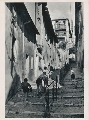 Stairs, France, 1950s, Black & White Photograph-DYV-1239308