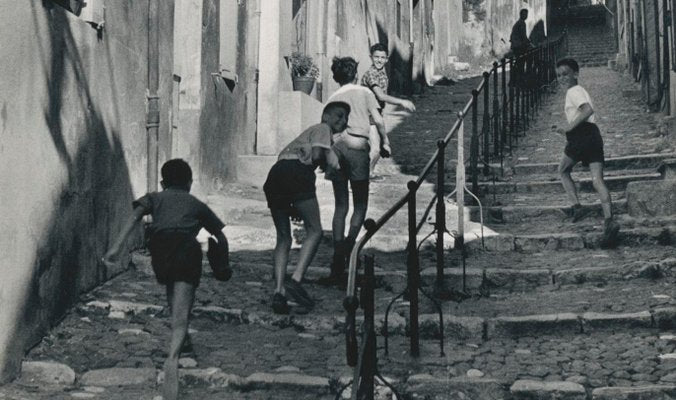 Stairs, France, 1950s, Black & White Photograph-DYV-1239308