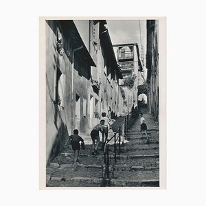 Stairs, France, 1950s, Black & White Photograph-DYV-1239308