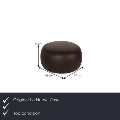 States Leather Stool from La Nuova Casa-RQW-2026523