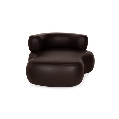 States Lounger and Stool in Leather from La Nuova Casa, Set of 2-RQW-2026529