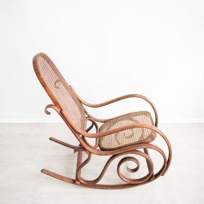 Steamed Wooden Rocking Chair-NZV-1231397