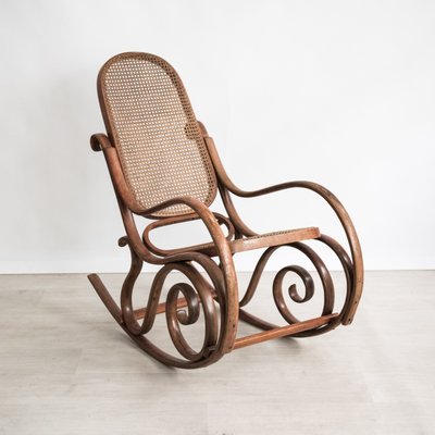 Steamed Wooden Rocking Chair-NZV-1231397