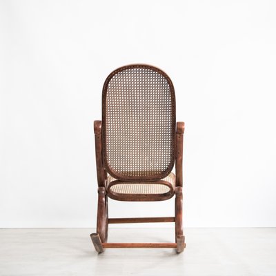 Steamed Wooden Rocking Chair-NZV-1231397