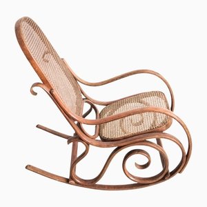 Steamed Wooden Rocking Chair-NZV-1231397