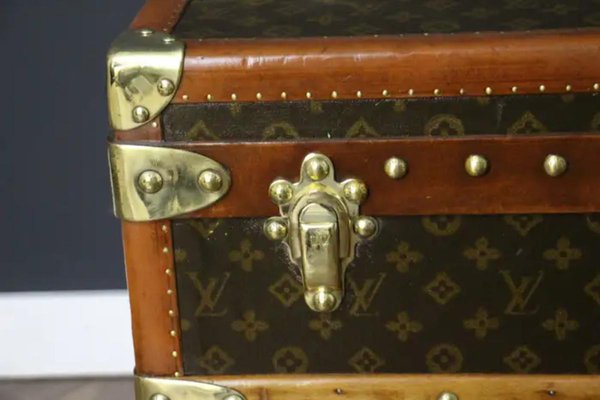 Steamer Trunk with Stenciled Monogram by Louis Vuitton for Louis Vuitton, 1920s-YF-1777132