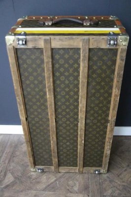 Steamer Trunk with Stenciled Monogram by Louis Vuitton for Louis Vuitton, 1920s-YF-1777132