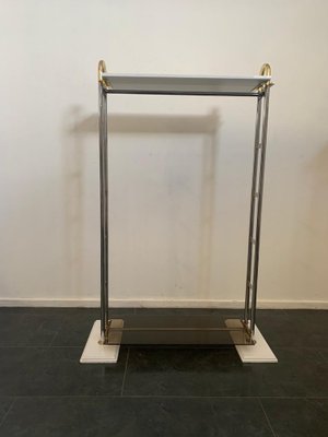 Steel and Brass Wardrobe Stand, 1970-IJR-1083905