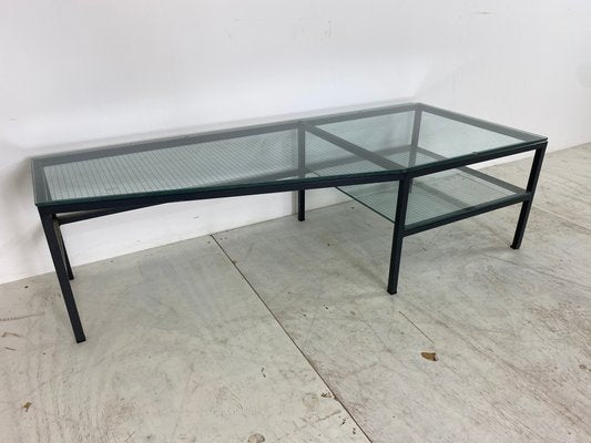 Steel and Glass Side Table by Bas van Pelt for Janni van Pelt, 1960s-DE-820299