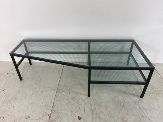 Steel and Glass Side Table by Bas van Pelt for Janni van Pelt, 1960s-DE-820299