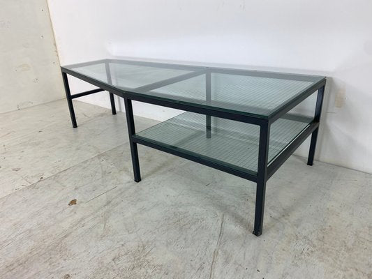 Steel and Glass Side Table by Bas van Pelt for Janni van Pelt, 1960s-DE-820299