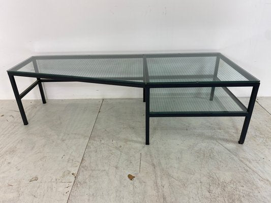 Steel and Glass Side Table by Bas van Pelt for Janni van Pelt, 1960s-DE-820299