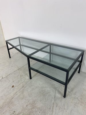 Steel and Glass Side Table by Bas van Pelt for Janni van Pelt, 1960s-DE-820299