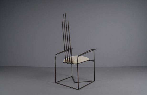 Steel Cantilever Armchair, 1990s-KQB-1421660