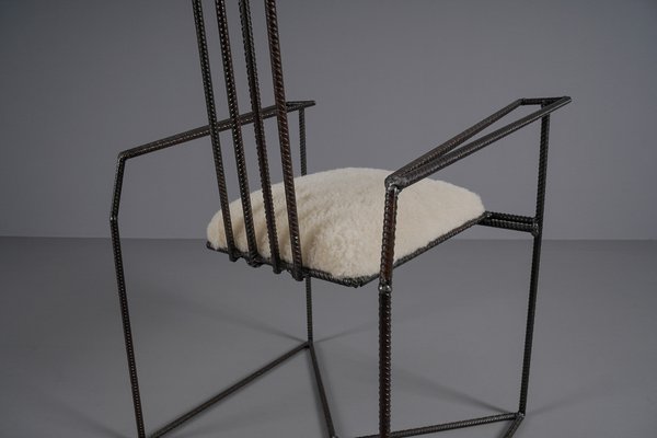 Steel Cantilever Armchair, 1990s-KQB-1421660