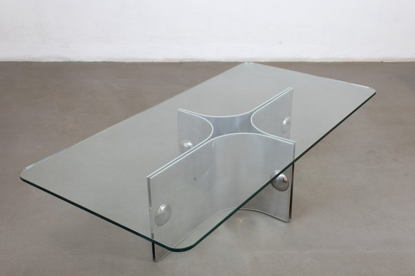 Steel Coffee Table by Vittorio Introin-LMR-1233353