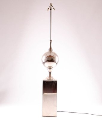 Steel Floor Lamp by Philippe Barbier, 1970s-DSC-909623