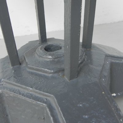 Steel Garden Table on Cast Iron Base-TL-1330812