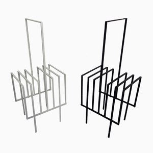 Steel Magazine or Record Racks, 1960s, Set of 2-RDW-604180