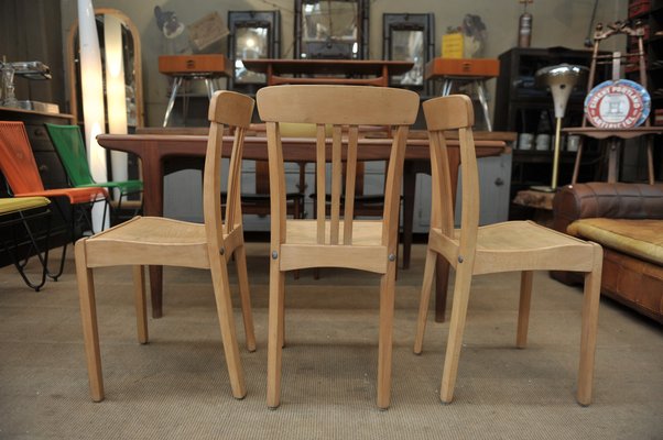 Stella Bistro Chair in Beech, 1950s-NEN-2043219