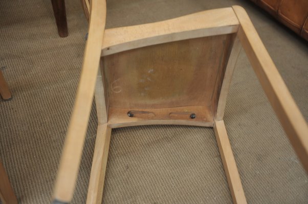 Stella Bistro Chair in Beech, 1950s-NEN-2043219