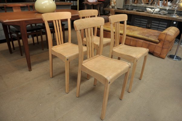 Stella Bistro Chair in Beech, 1950s-NEN-2043219