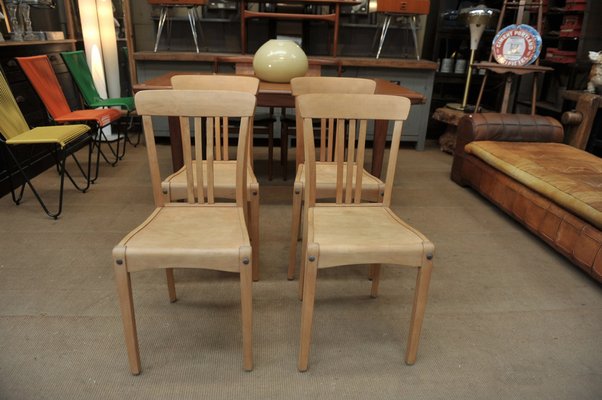 Stella Bistro Chair in Beech, 1950s-NEN-2043219