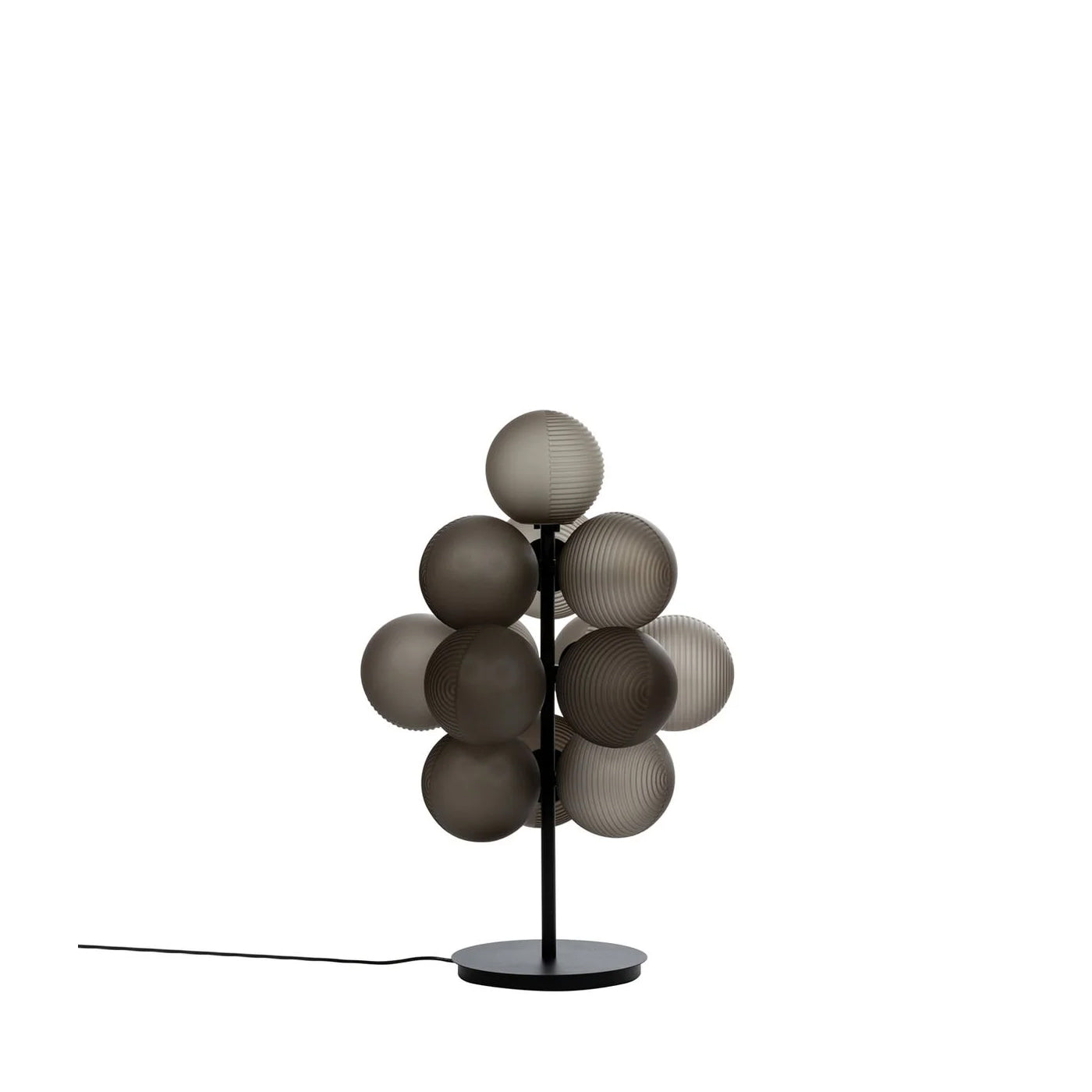 Stellar Grape Small - Blown Glass Table Lamp by Pulpo #Smokey grey